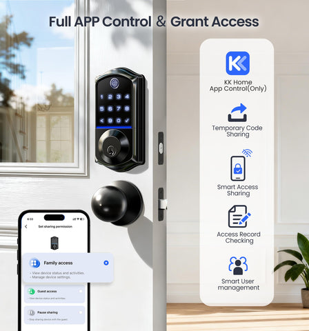 Veise VE017-K app control dashboard for remote access management