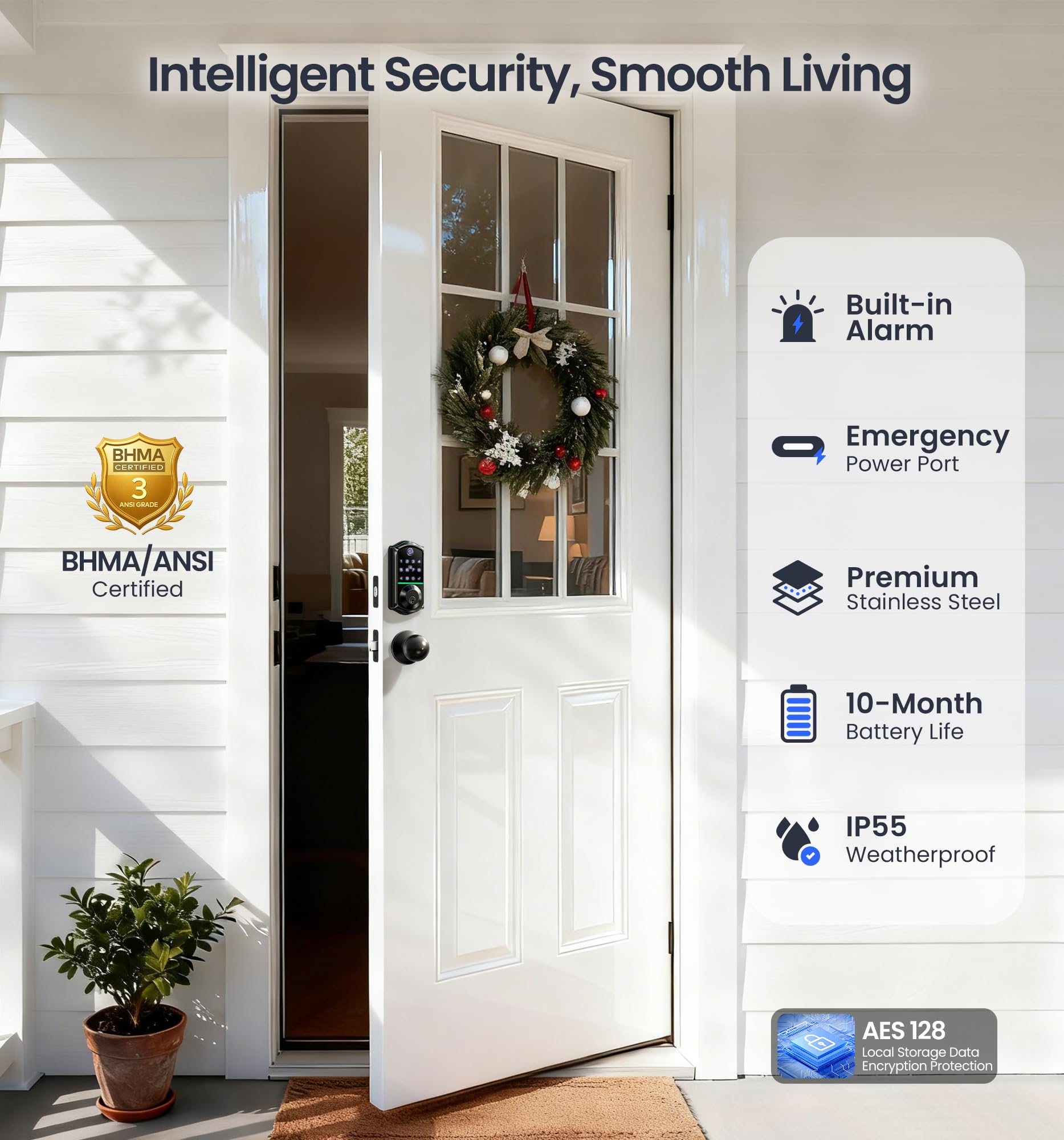 Veise VE017-K auto-lock function for time-based security