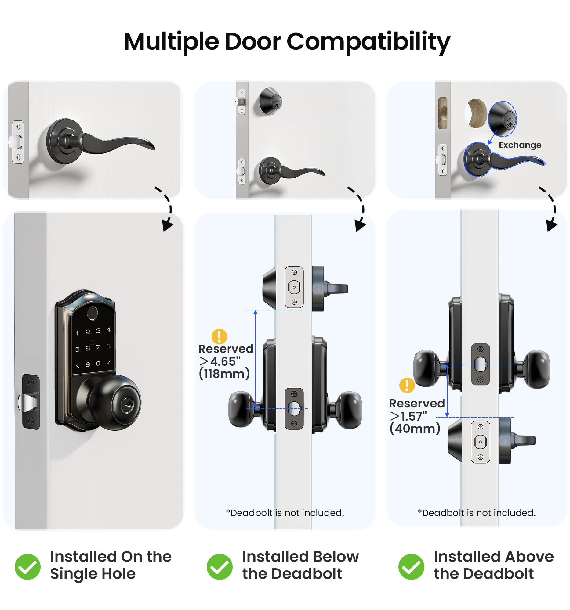 Veise VE018 easy-installation kit for quick DIY mounting.