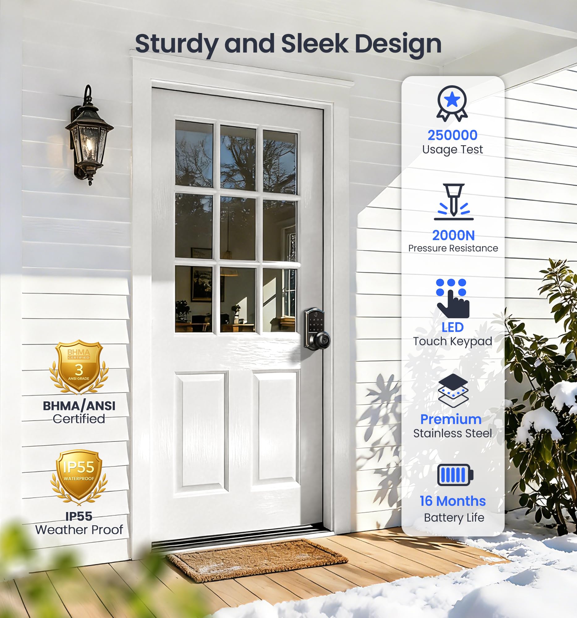 Veise VE018 remote-access-sharing allows guests to enter securely.