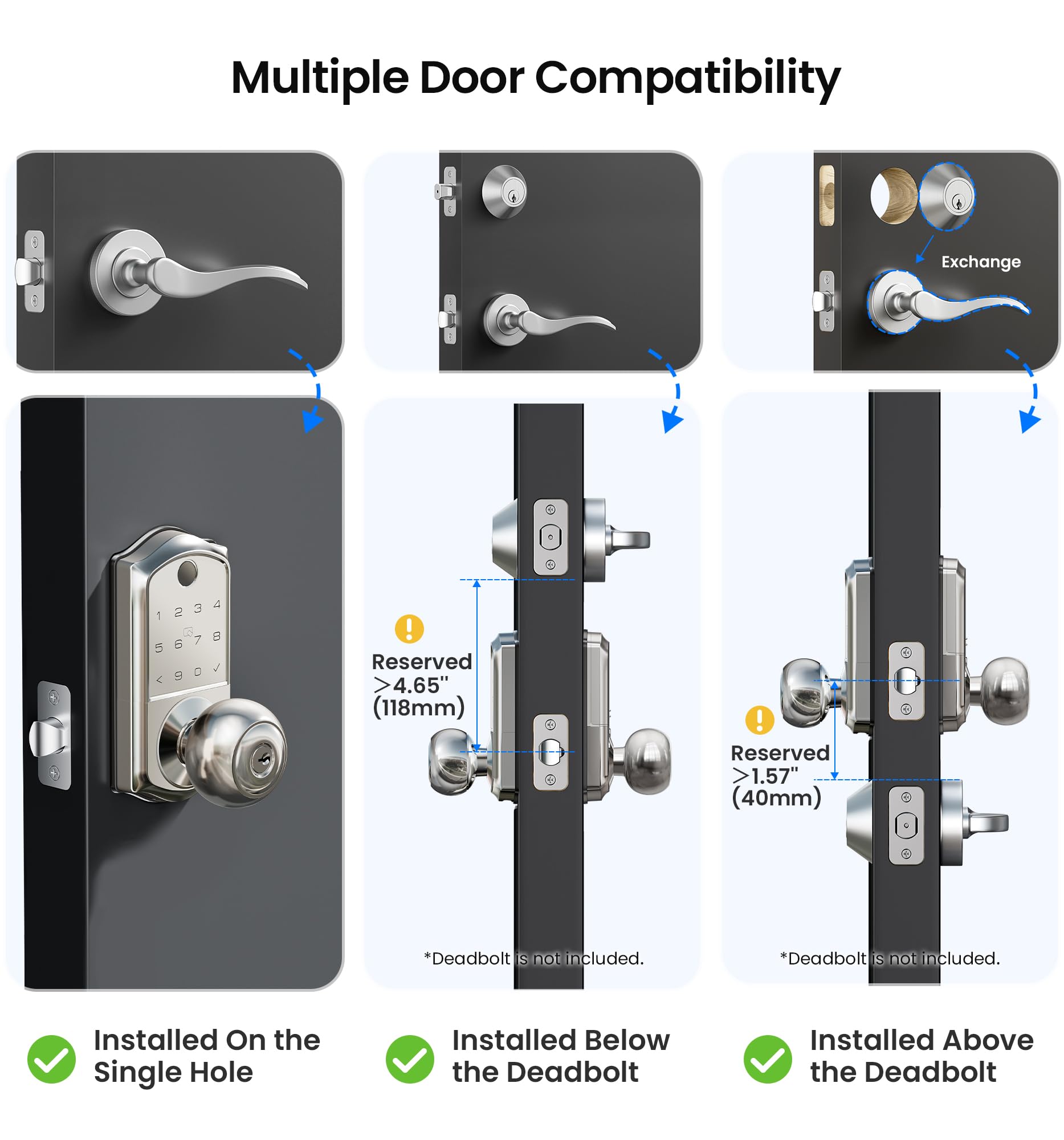 Veise VE018 multi-access modes support flexible entry options.
