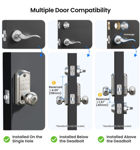 Veise VE018 multi-access modes support flexible entry options.