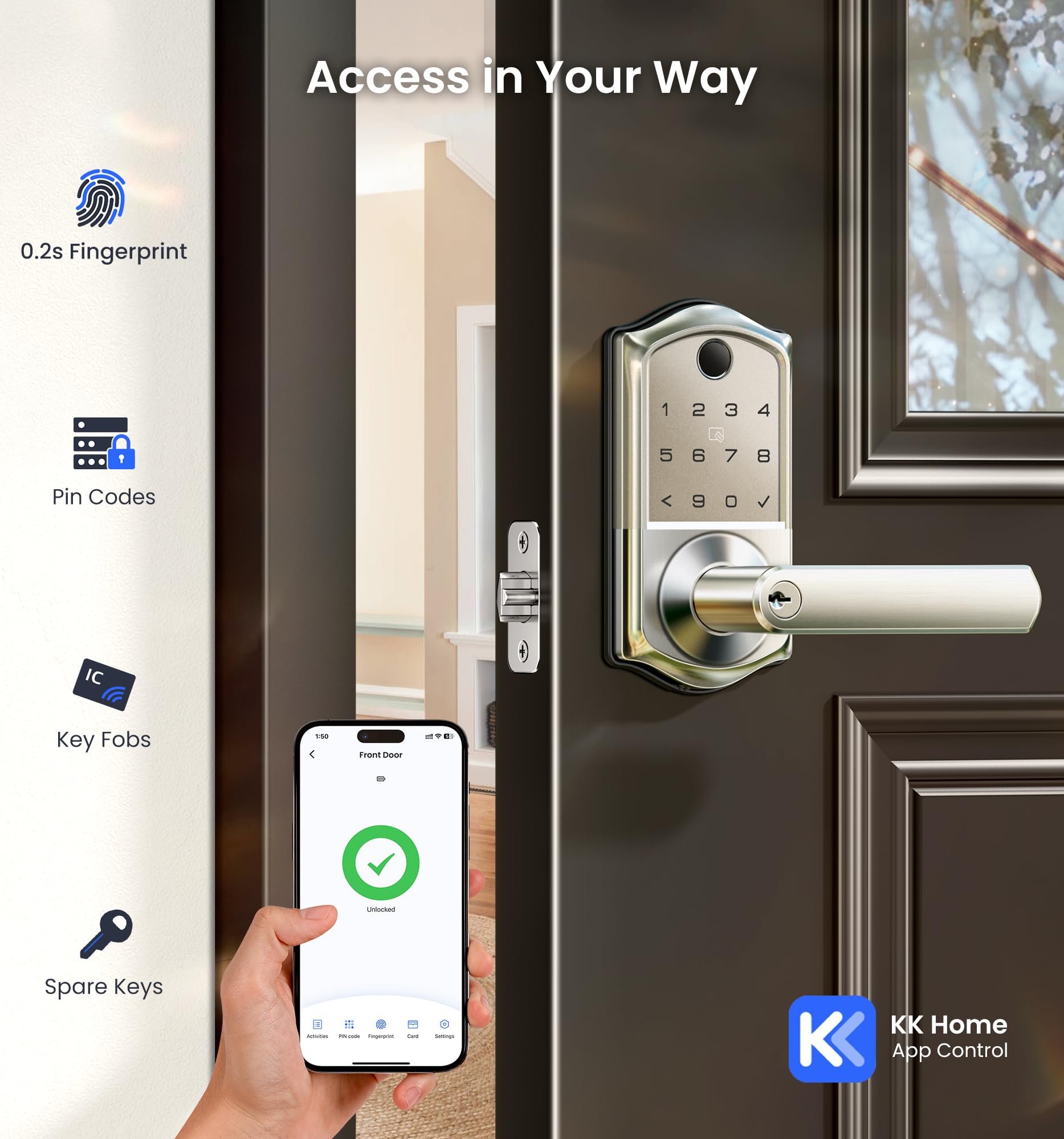 Veise VE019 keypad entry panel for secure code-based access.
