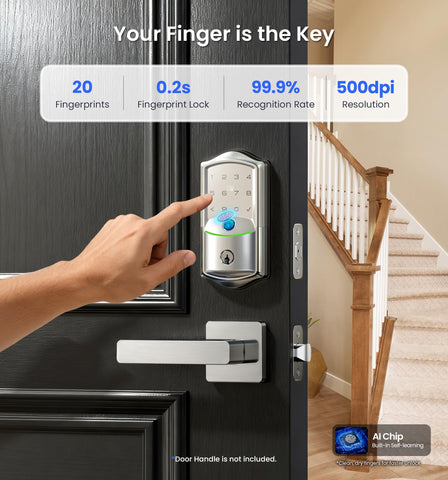 Veise VE027 app remote management keeps you informed about lock status from anywhere