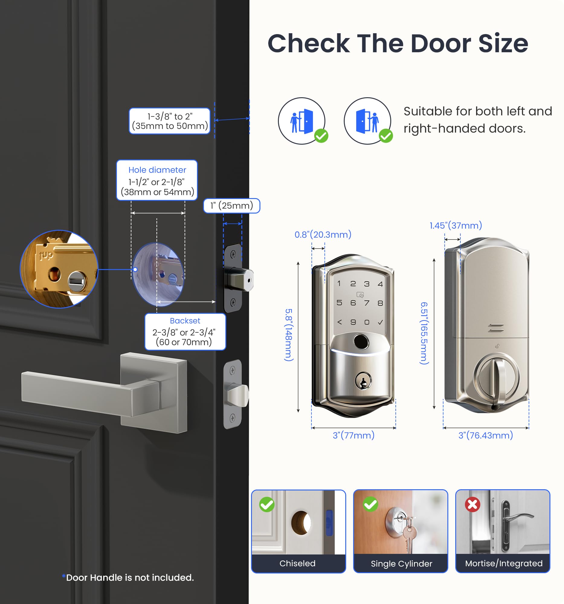 Veise VE027 backup power and Type-C port ensure entry even when batteries run low