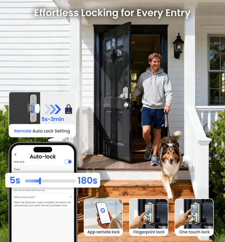 Veise VE028 IP65 weatherproof design for exterior doors.