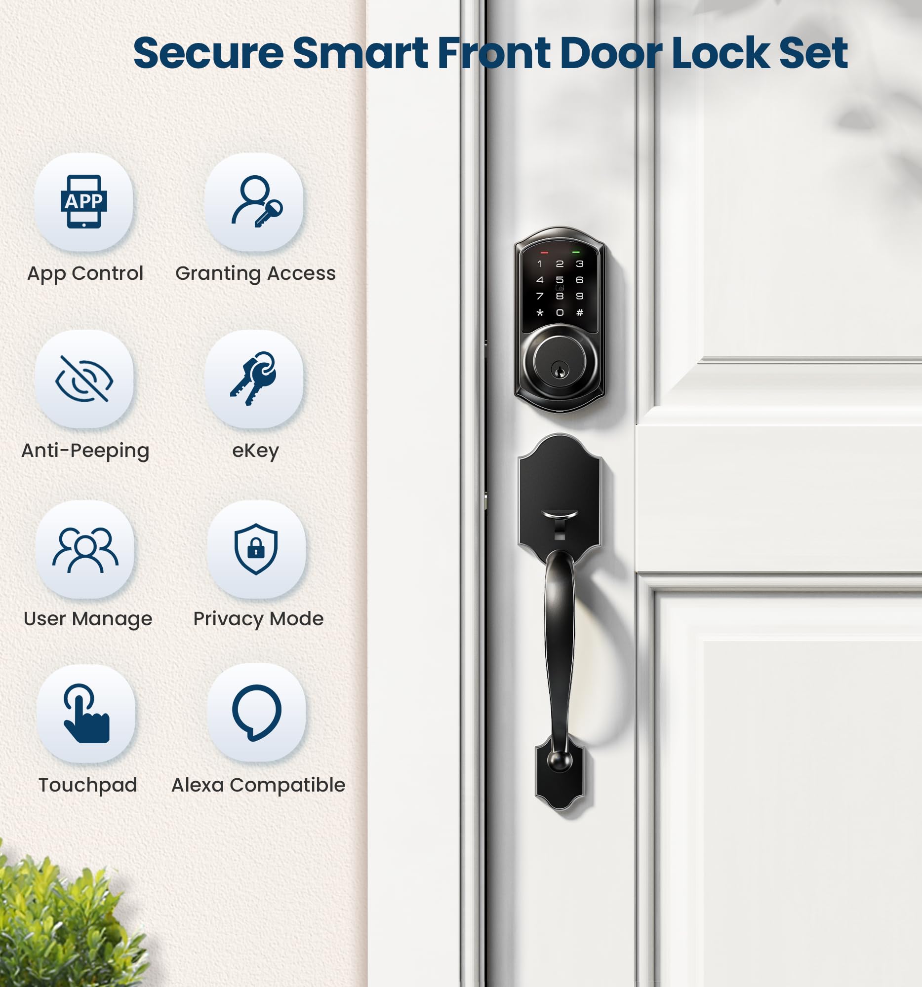 Veise VE06-H eKeys and guest access management via app