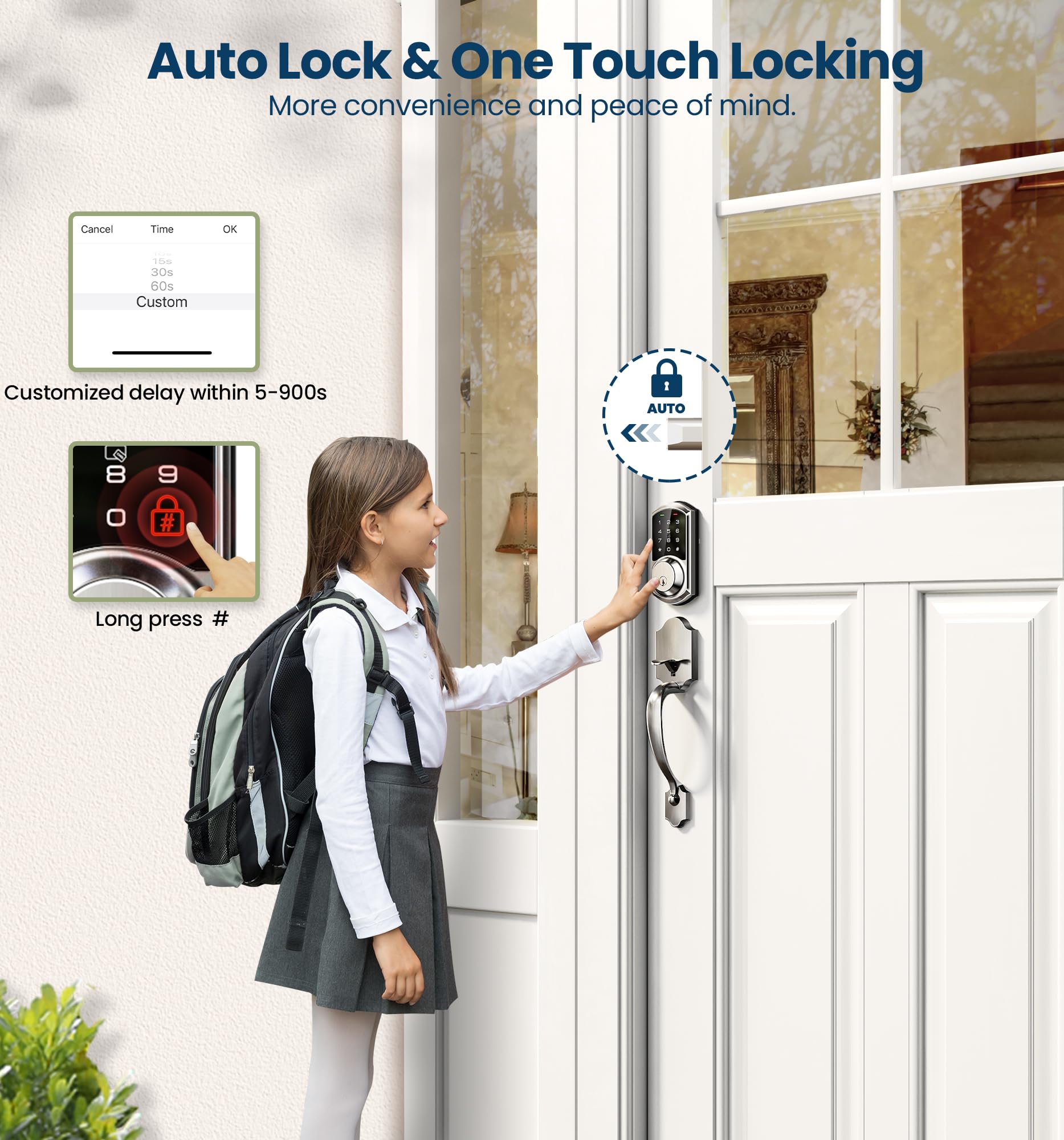 Veise VE06-H anti-peeping keypad design helps deter shoulder surfing