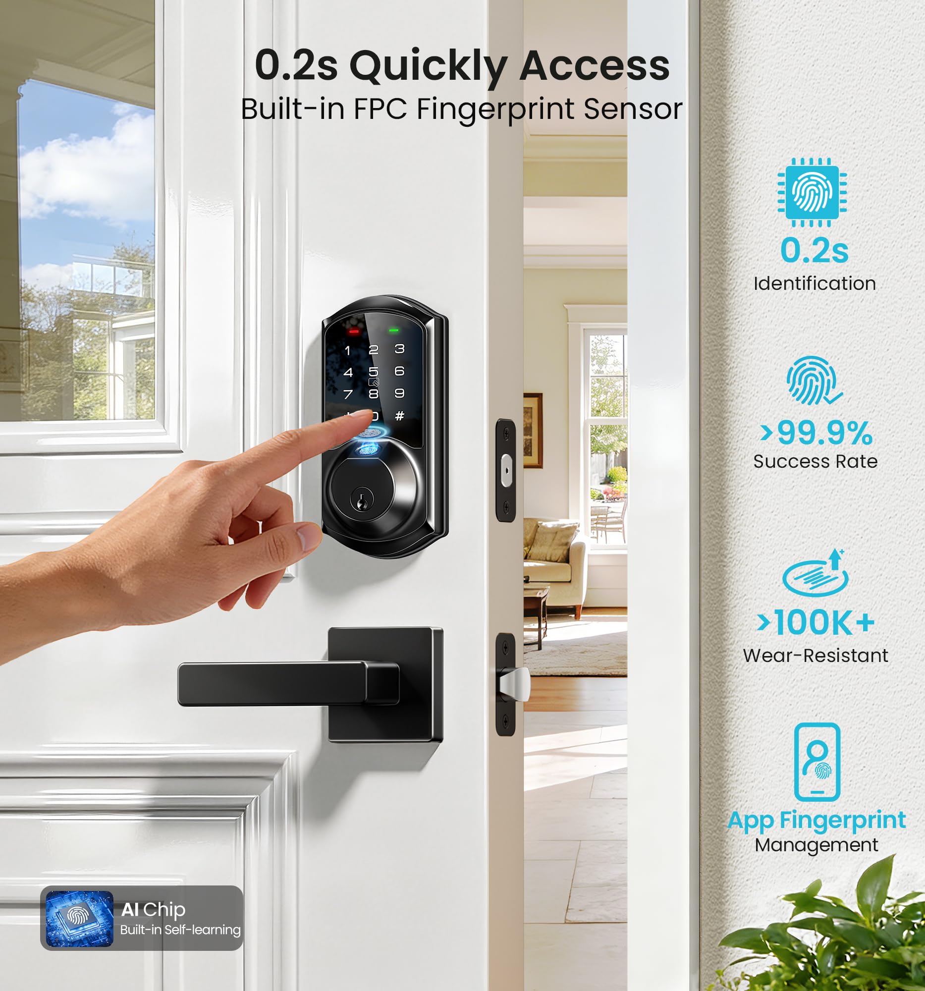 Veise VE07-L app control interface on mobile or web portal