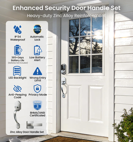 Veise VE07-H one-time and recurring codes simplify guest entries