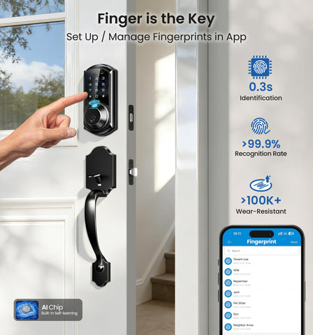 Veise VE07-H keypad and deadbolt for secure keyless entry