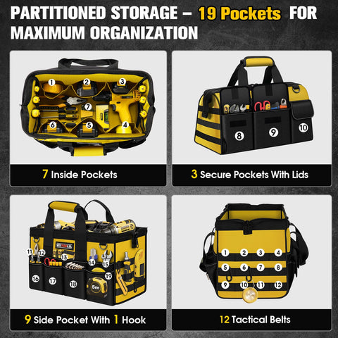 Veitorld padded shoulder strap simplifies carrying during long shifts.