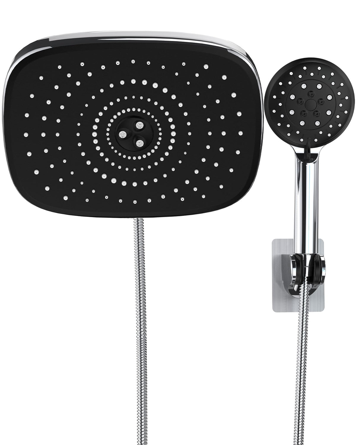 Veken 10-inch rain shower head with handheld for spa-like showers