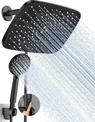Veken 11.8-inch rain shower head delivering wide coverage for a spa-like shower