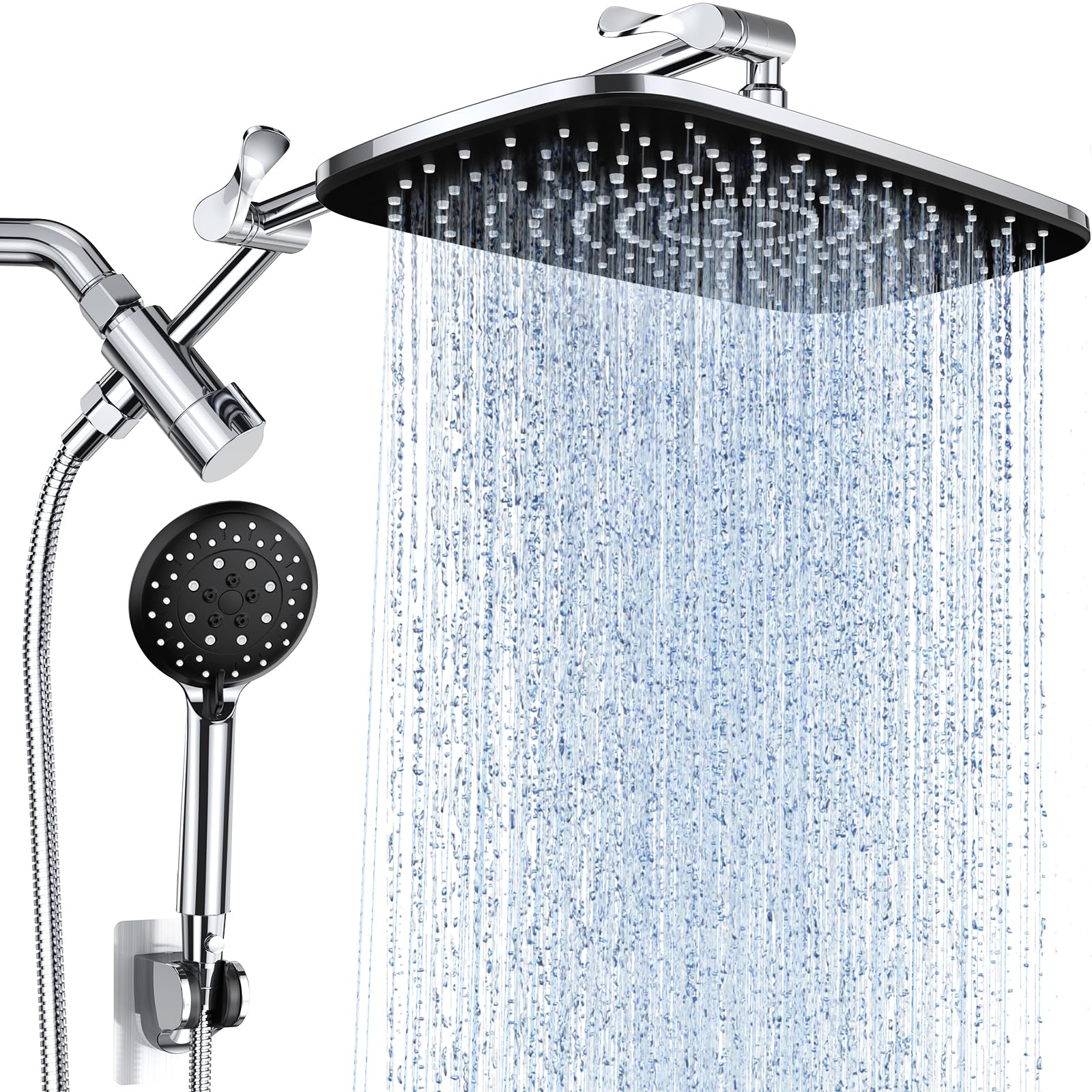 Veken 11.8-inch wide shower head for full-body coverage and spa-like showers