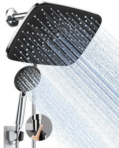 Veken 11.8 inch rain shower head provides expansive coverage for a spa like shower