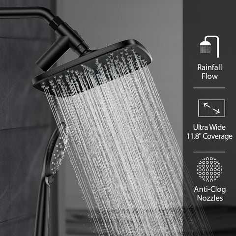 Veken 70 inch hose enables easy reach and maneuverability.