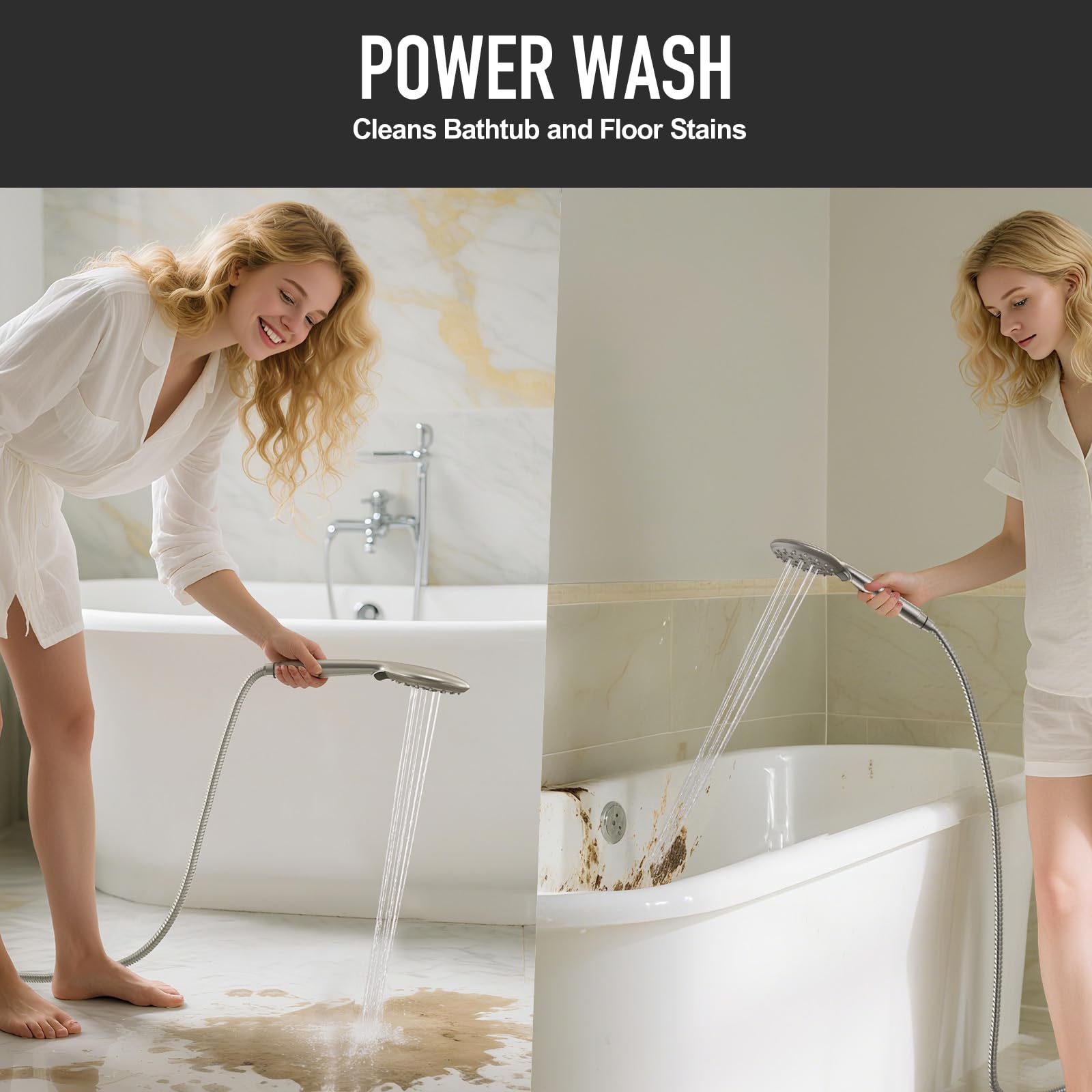 Veken brushed nickel finish enhances bathroom decor with a durable, modern look.