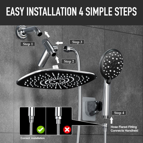 Veken chrome-silver finish enhances bathroom style and durability