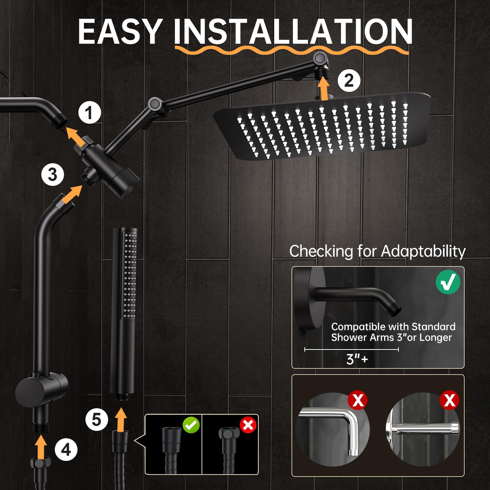 Veken ergonomic switcher with anti-clog nozzles for easy use.