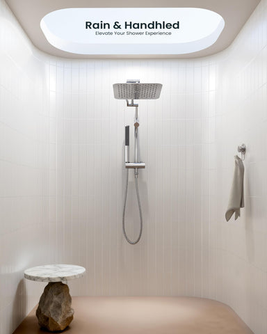 Veken ergonomic switcher for simple mode changes during shower