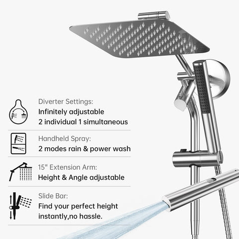 Veken extension arm for adjustable mounting and easy positioning