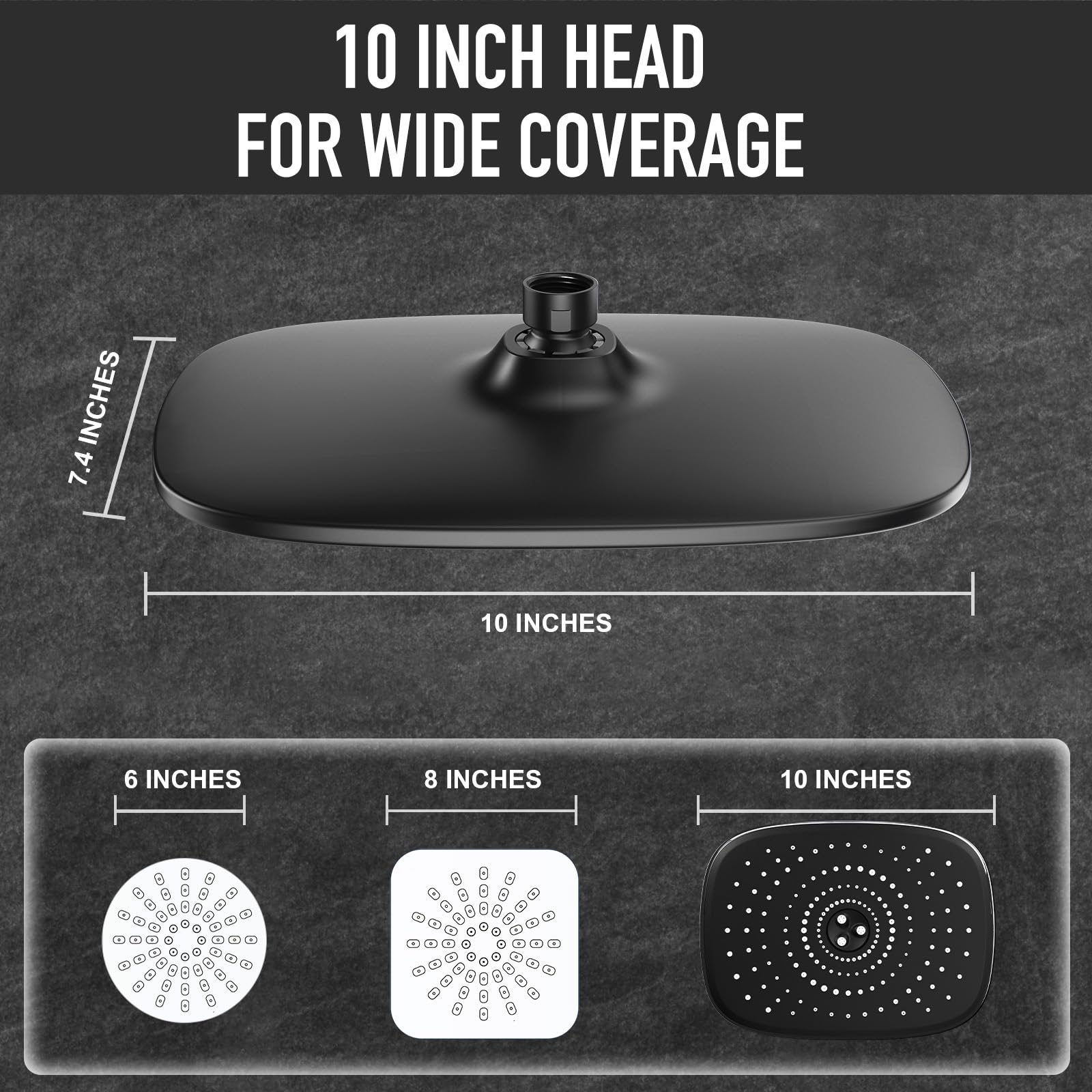 Veken handheld shower unit provides flexible rinsing and cleaning