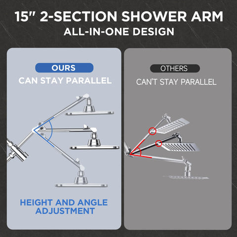 Veken handheld spray for flexible rinsing from head to toe