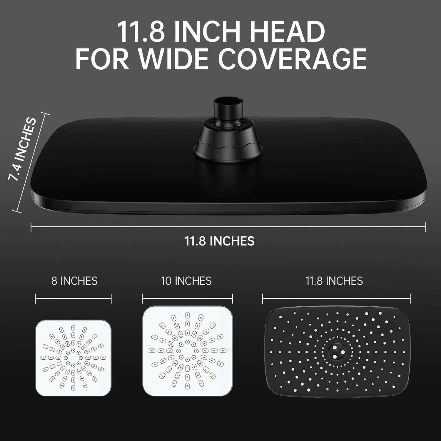 Veken 6 modes handheld combo for flexible, thorough rinsing.