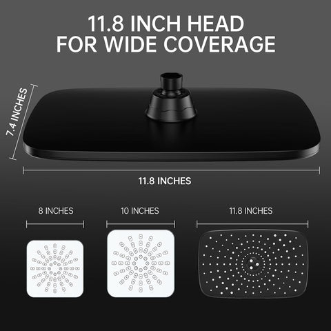 Veken 6 modes handheld combo for flexible, thorough rinsing.