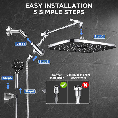 Veken tool-free installation simplifies upgrading your shower