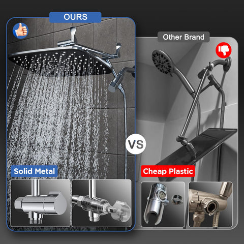 Veken easy, tool-free installation for a quick bathroom upgrade.