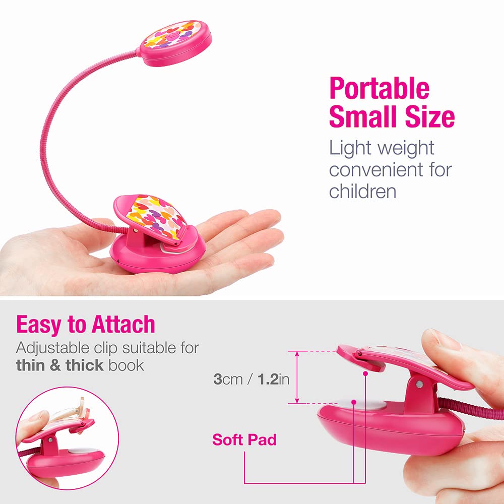 Vekkia light shows three colors, adjustable brightness for versatile use