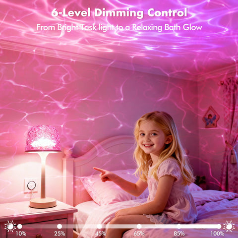 Velimley battery-powered shower light provides hours of ambient glow away from outlets.