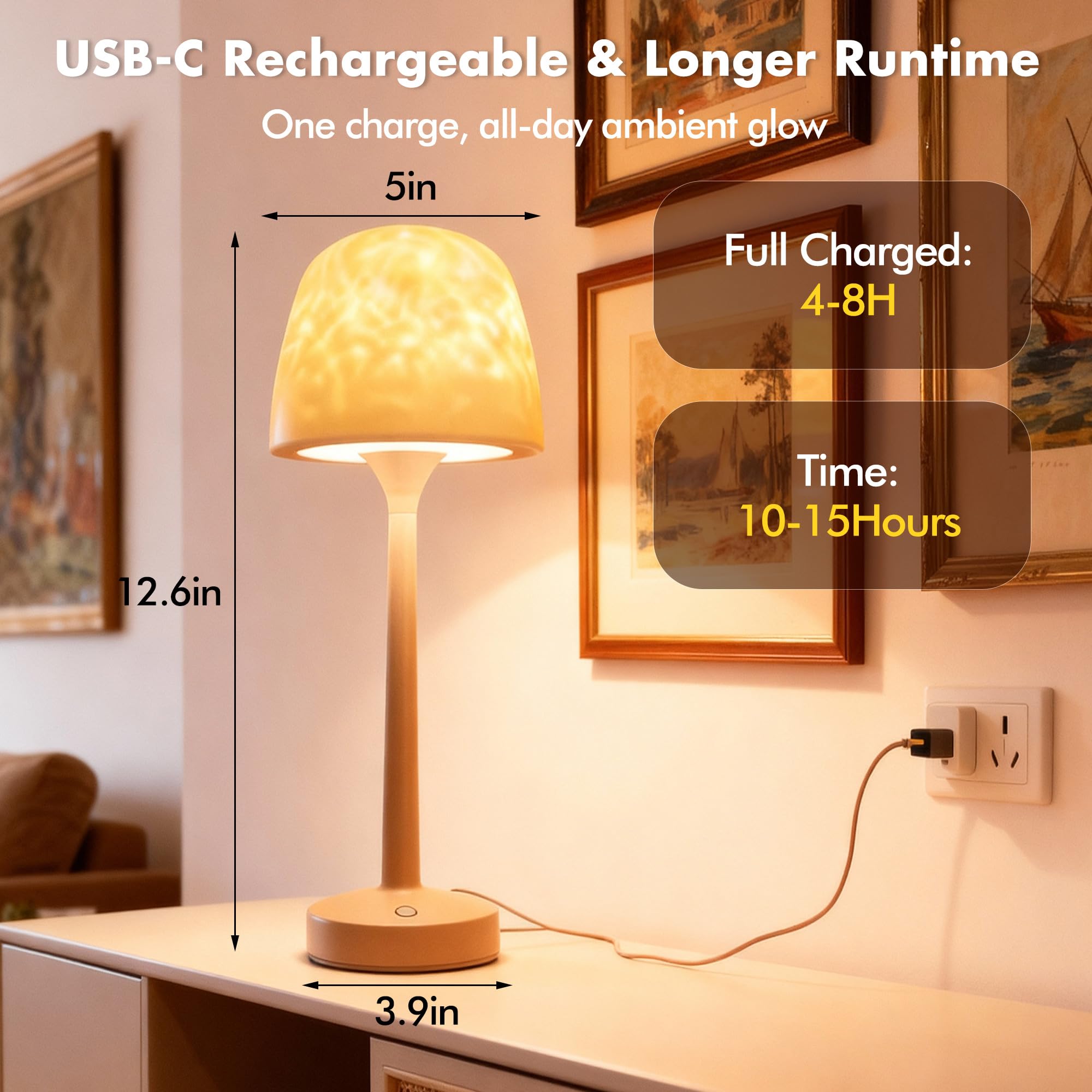 Velimley IP65 waterproof shower lamp resists steam and splashes for safe bathroom use.
