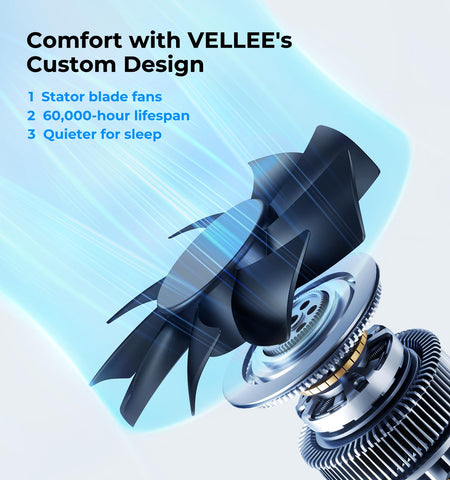 VELLEE face dimensions vent cover demonstrates roomy opening and secure flush finish.