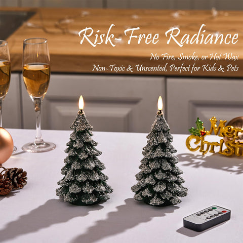 Velsyn candle set includes remote control and timer features.