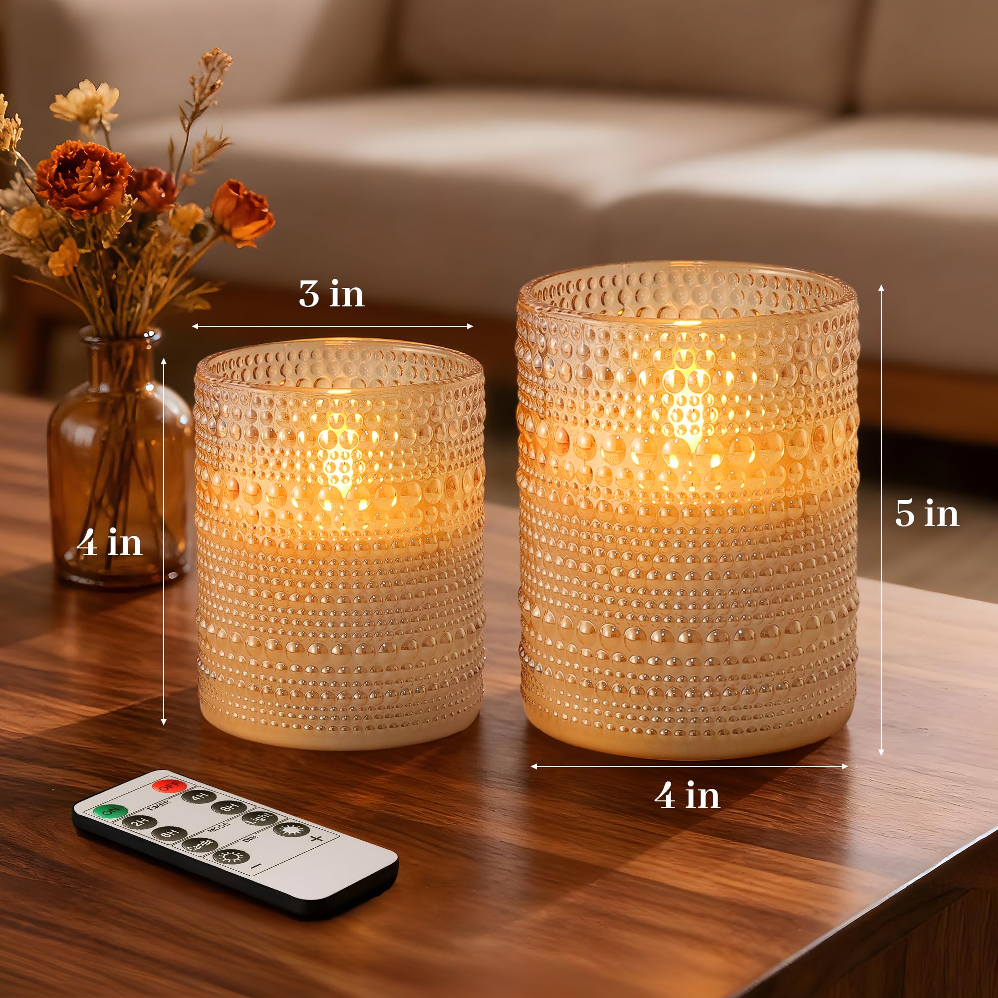 Velsyn candles provide up to 600 hours of warm glow