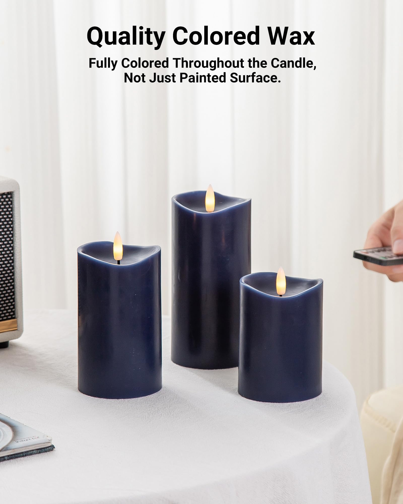 Velsyn safe smokeless LED candles suitable for homes with children