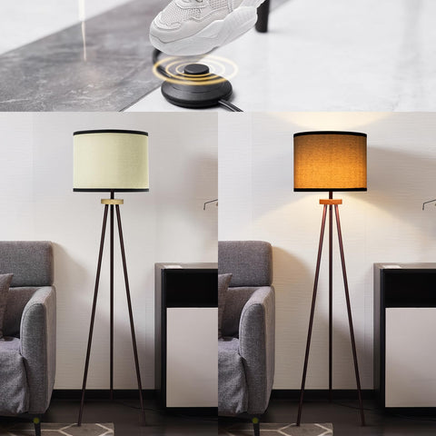VELXEE Tripod Floor Lamp height adjustment enables tailored desk or reading light.