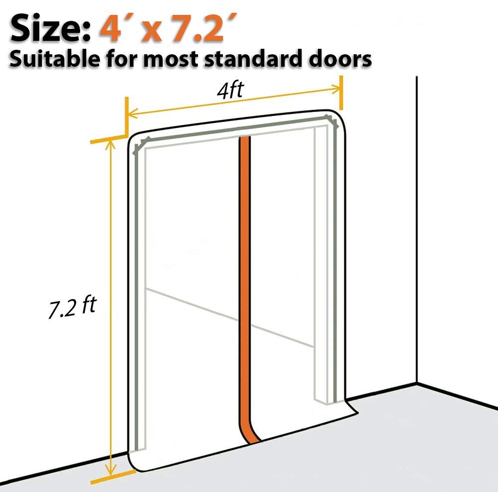 VEMEK heavy-duty construction door ensures durable isolation during renovations and debris control.