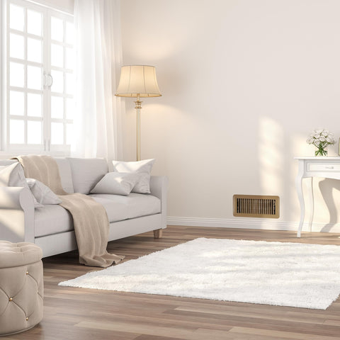 VE NI SCC durable metal vent cover withstands high-traffic areas.