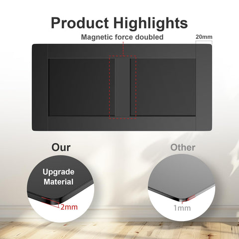 VE NI SCC strong magnetic adhesion keeps vent cover securely in place.