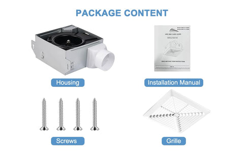 VENTECHLATION easy-install design requires no attic access during setup