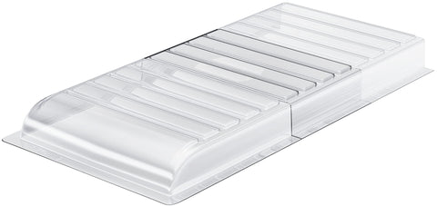 Ventilaider Air Vent Extender includes double-sided tape for carpet and floor attachment.