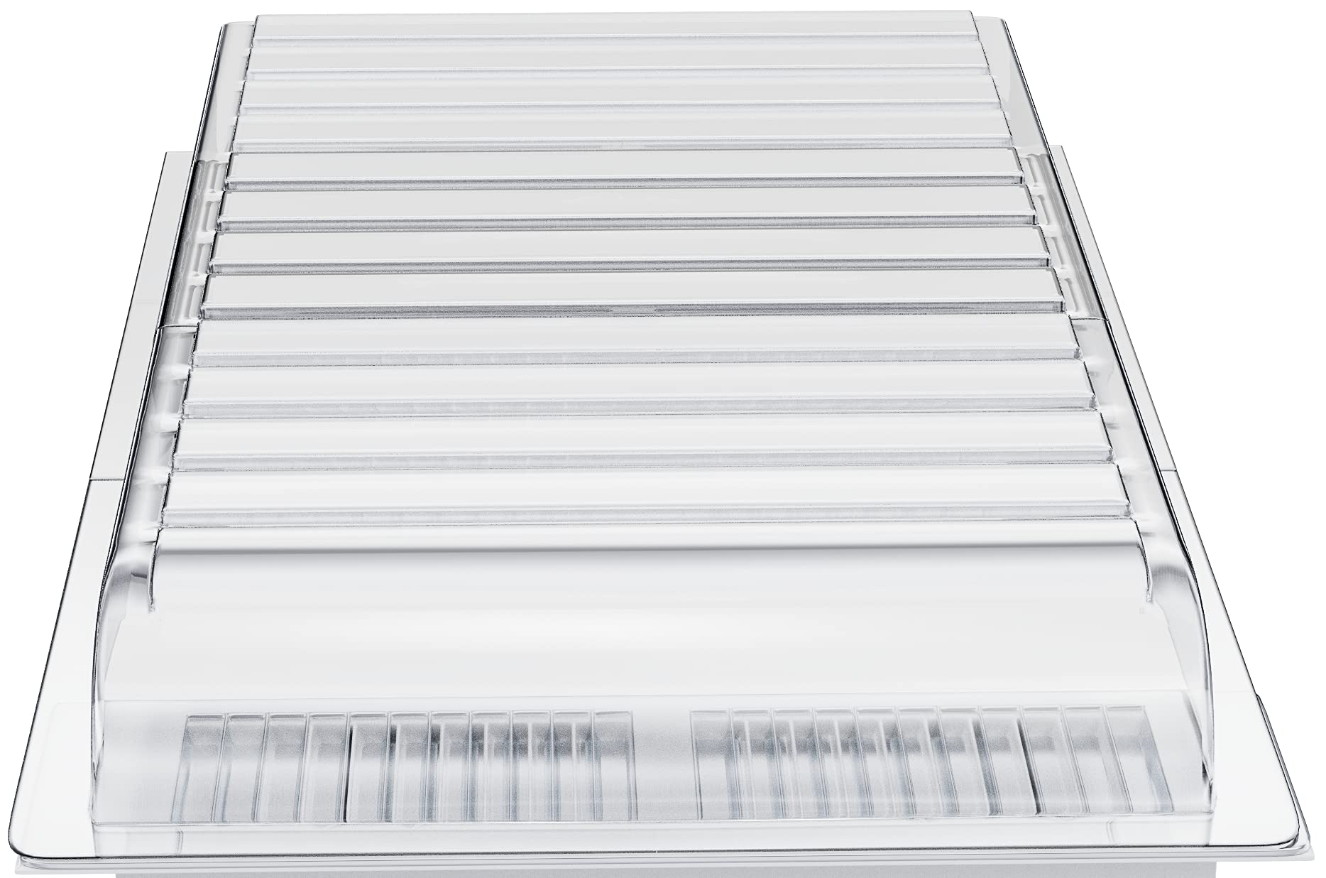 Ventilaider Air Vent Extender under-furniture close-up redirects air to the room.