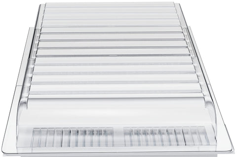 Ventilaider Air Vent Extender under-furniture close-up redirects air to the room.