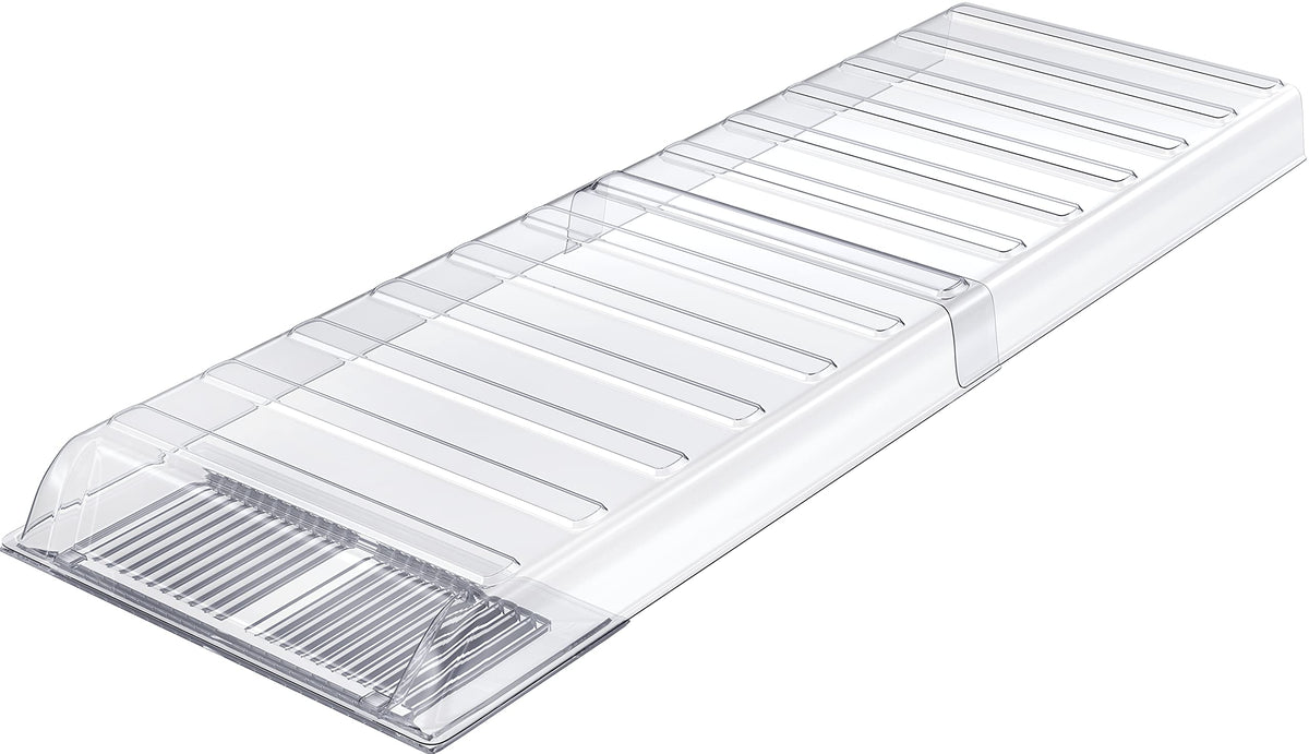 Ventilaider magnetic vent extender attached to a metal vent for easy air redirection.