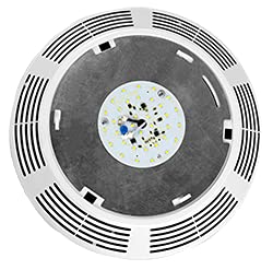 Ventline V2280-50 LED light panel adds built-in illumination for bathrooms.