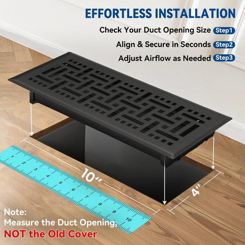 Ventyun satin nickel finish option adds contemporary shine to floors